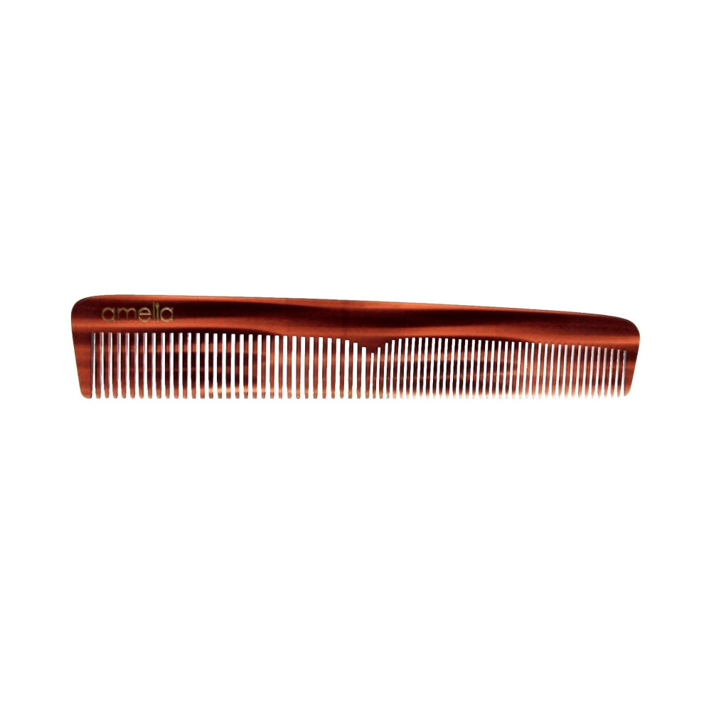 Amelia Beauty Produkte Unisex Amelia Beauty Cellulose Acetate 7In Styling Comb Handmade Smooth Edges Eco-Friendly Plant Based Material Fine And Course Teeth - Tortoise Shell Co