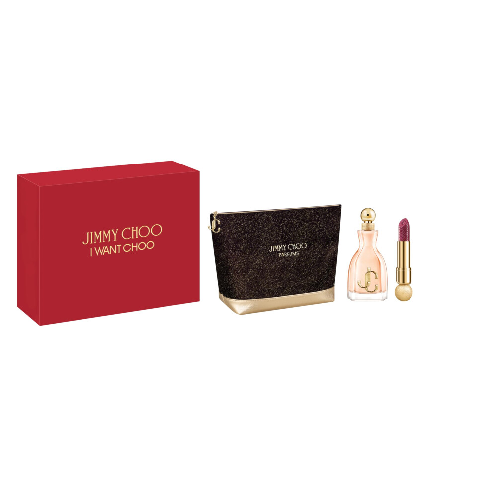 Jimmy Choo I Want Choo Fragrance + Lip Stick Gift Set