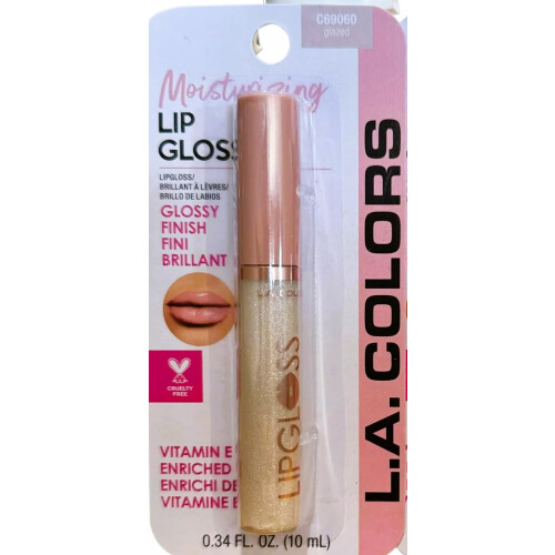 L.A. COLORS Lip Gloss Glazed Glitter C69060