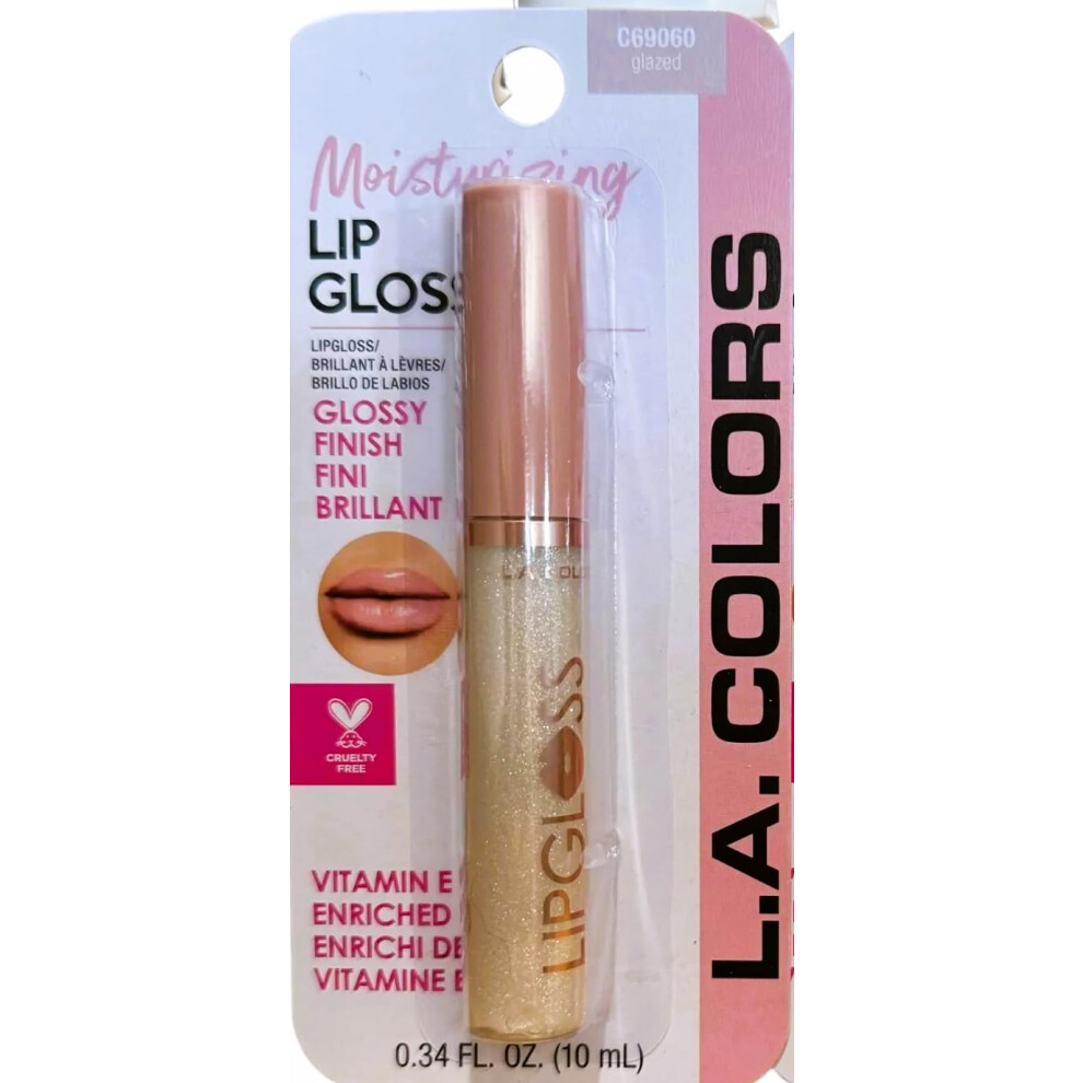 L.a. Colors Lip Gloss Glazed Glitter C69060