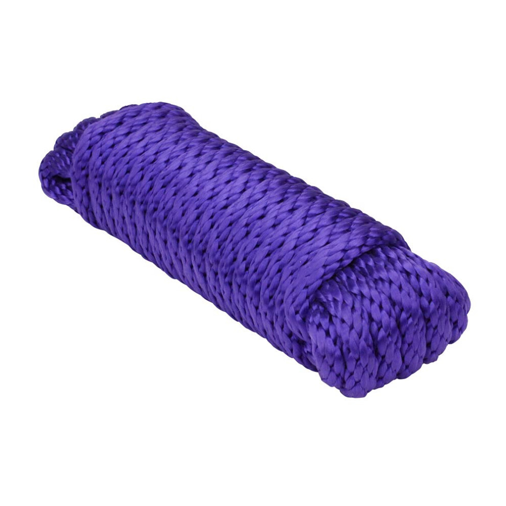 Extreme Max 3008.0249 Solid Braid MFP Utility Rope - 3/8"""" x 25'  Purple-image-OPC-PGFP9K7-NEW
