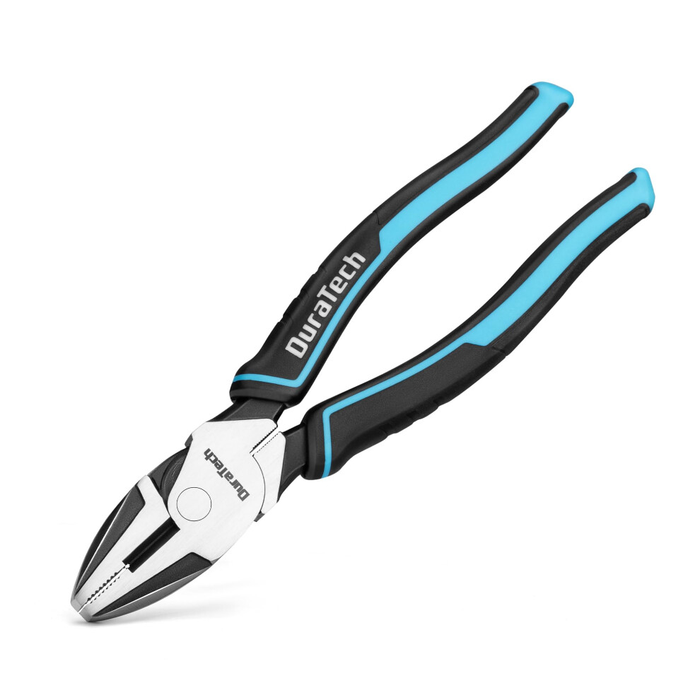 Duratech 8"""" Linemans Zange Mit Hoher Hebelwirkung Cr-Ni Seitenschneider Lineman Zange Zum Drahtschneiden Crimpen-image