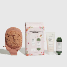 VOESH Shower & Empower teljes testpol szett C-vitaminos zuhanyszuro hmlaszt luffa testpol zuhanypol szett npol kszlet vegn borpolkhoz