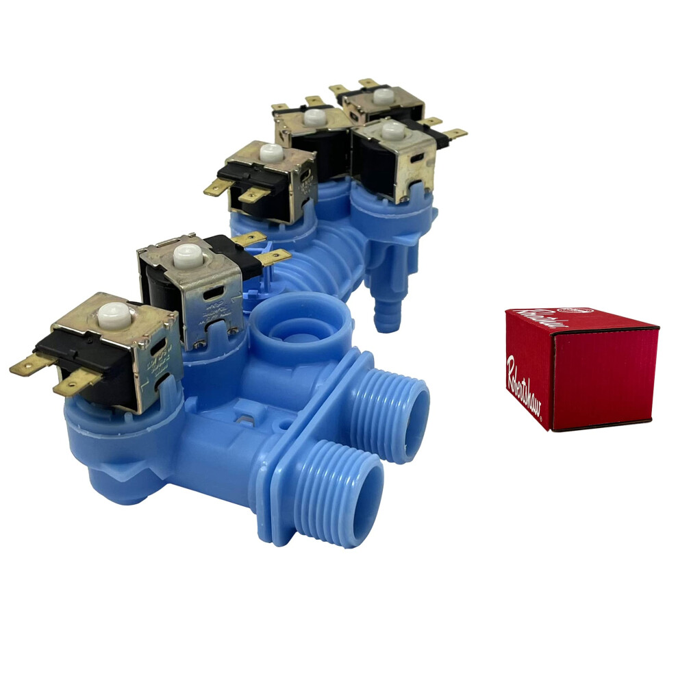 [W10853723 Valve Oem Mania] W10853723 Nuovo Oem Prodotto Per La Valvola Di Intercettazione Dell'acqua Della Lavatrice Whirlpool, Parte Di Ricambi-image