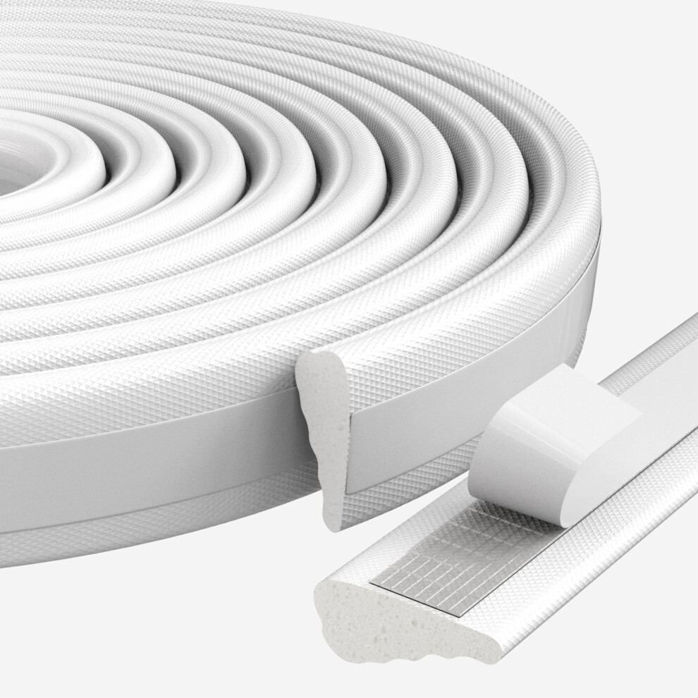 16.4 Ft Weather Stripping Seal Strip For Doors/Windows Soundproofing Window Insulation Draft Stopper For Winter Selfadhesive Foam Weather Strip For D 636144785123