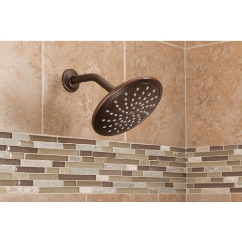 Moen Chrome Bathroom 8-Inch Wide Fixed Rainfall Showerhead 6345 1