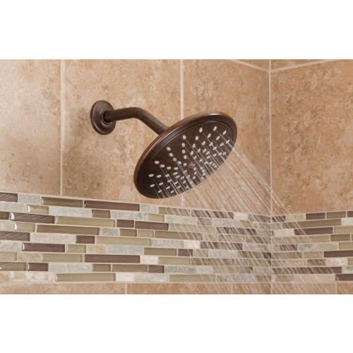 Moen Chrome Bathroom 8-Inch Wide Fixed Rainfall Showerhead 6345 2