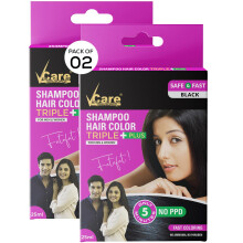 Vcare Szampon Kolor Wlosσw Czarny 25Ml