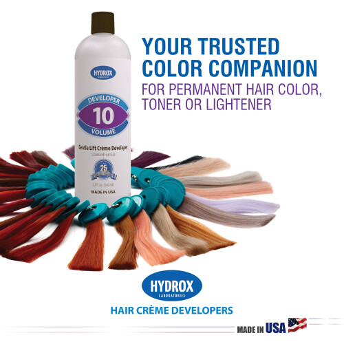 Hydrox 10-Volume Creme Developer Gentle Lift  32 Ounce (single) 1