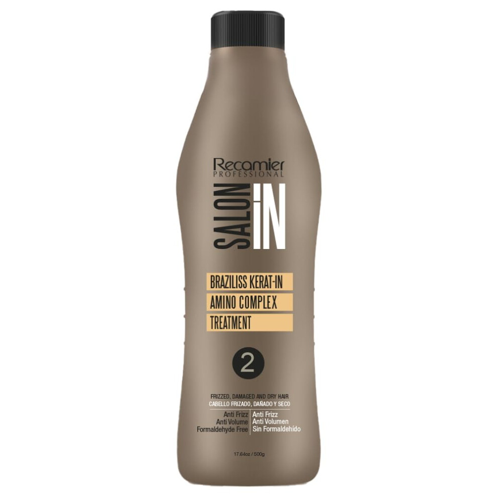 Recamier Professiona Recamier Professional Salon In Braziliss Kerat-In Amino Complex Hair Treatment Step 2 17.64 Oz
