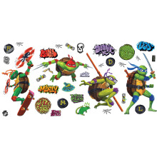 RoomMates Teenage Mutant Ninja Turtles: Mutant Mayhem Character Peel and Stick Wall Decals by RoomMates RMK5442SCS