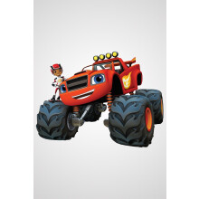 RoomMates RMK3119SCS Blaze & The Monster Machines Peel and Stick Wall Decals