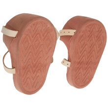 Custom Leathercraft CLC 318 Professional Heavy-Duty Molded Rubber Kneepads Brown
