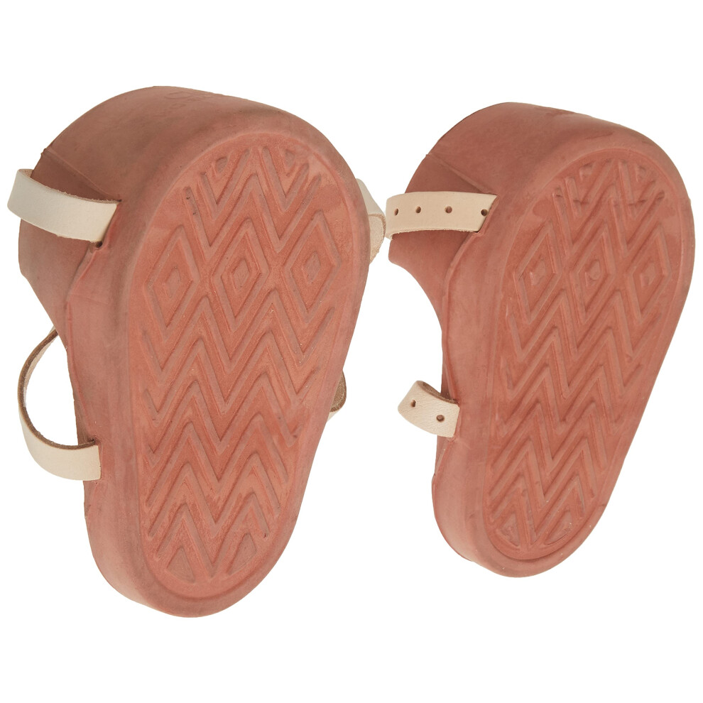 Custom Leathercraft Clc 318 Professional Heavy-Duty Molded Rubber Kneepads Brown 084298003189