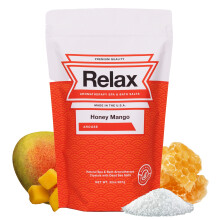 Relax Spa & Bath, Epsom- und Totes-Meer-Salze, Aromatherapie-Badesalz f   r Whirlpool oder Spa, mit Magnesium, Honig-Mango-Duft