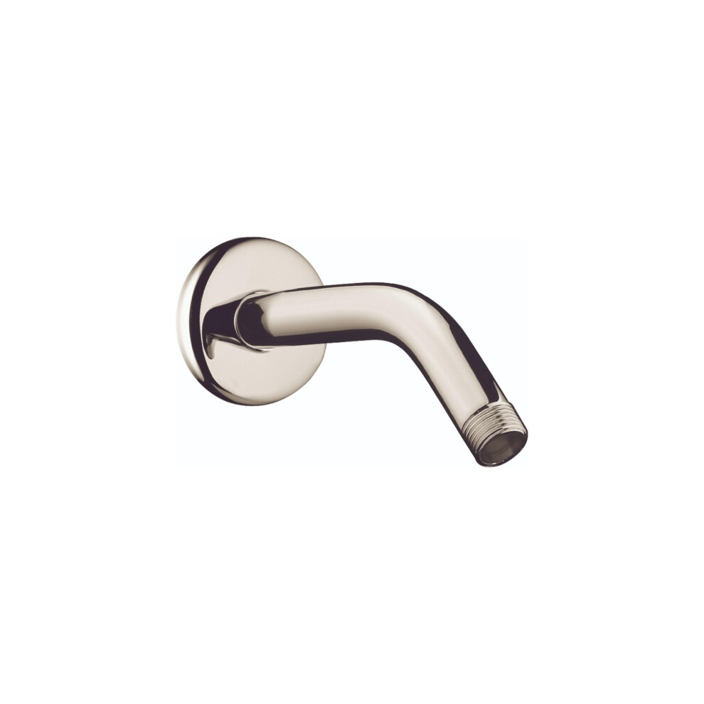 Bras de douche de rechange Hansgrohe de 6 pouces en nickel poli pour pomme de douche murale 27411833