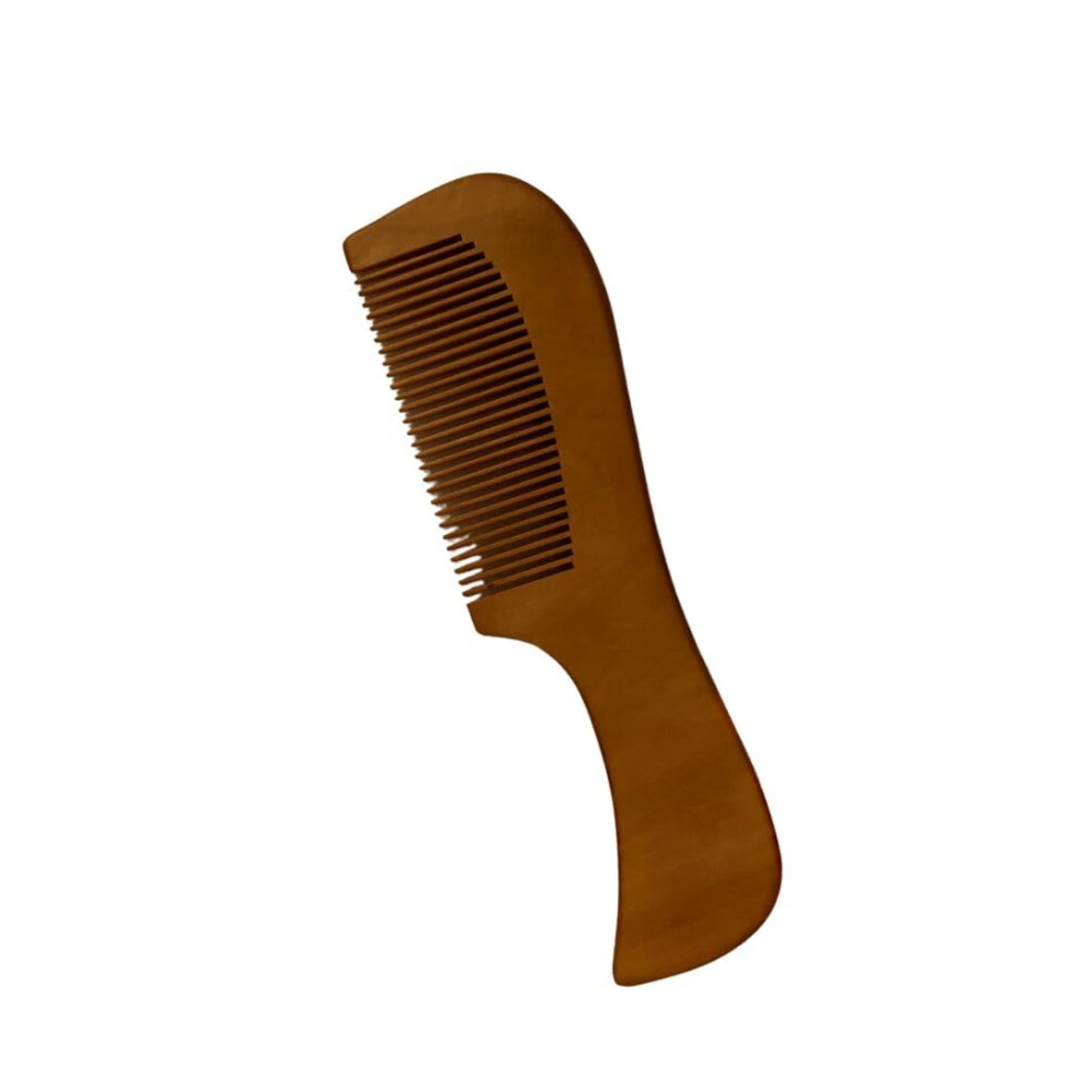 Peine De Madera De Durazno Natural Daiso [Estilo Japon S] - Antiest Tico. El Cabello Brillante Tambi N Se Puede Peinar Con Aceite. 8959-image