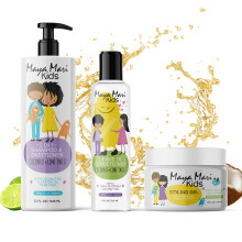 Maya Mari Kids - Set per capelli ricci e crespi: shampoo, balsamo senza risciacquo e gel 2 in 1 - Perfetto per i pi    piccoli