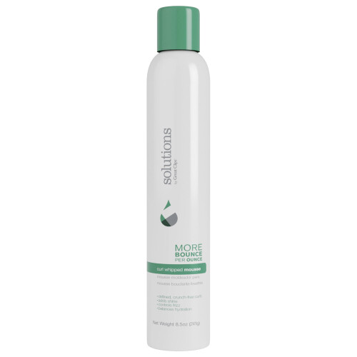 GREAT CLIPS Solutions Curl Whipped Mousse 8,5 oz | Definisce e valorizza i ricci | Per capelli mossi e ricci