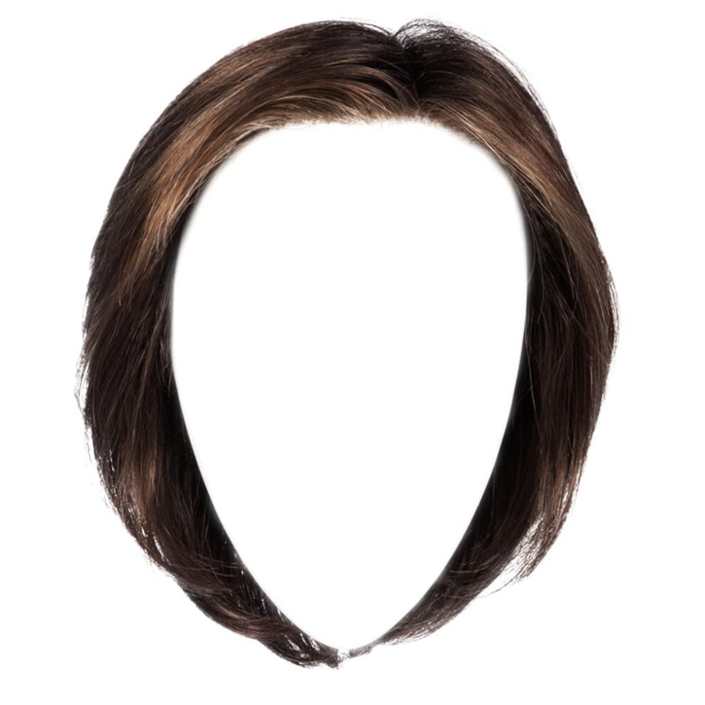 Gabor Unisex Brown All Too Well Layered Chin-Length Wig Textured Chic Cut Hair Wig By Hairuwear Average Cap Gl8-10 Dark Chestnut
