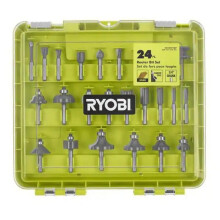 RYOBI 24-osainen jyrsinter   sarja kotelolla
