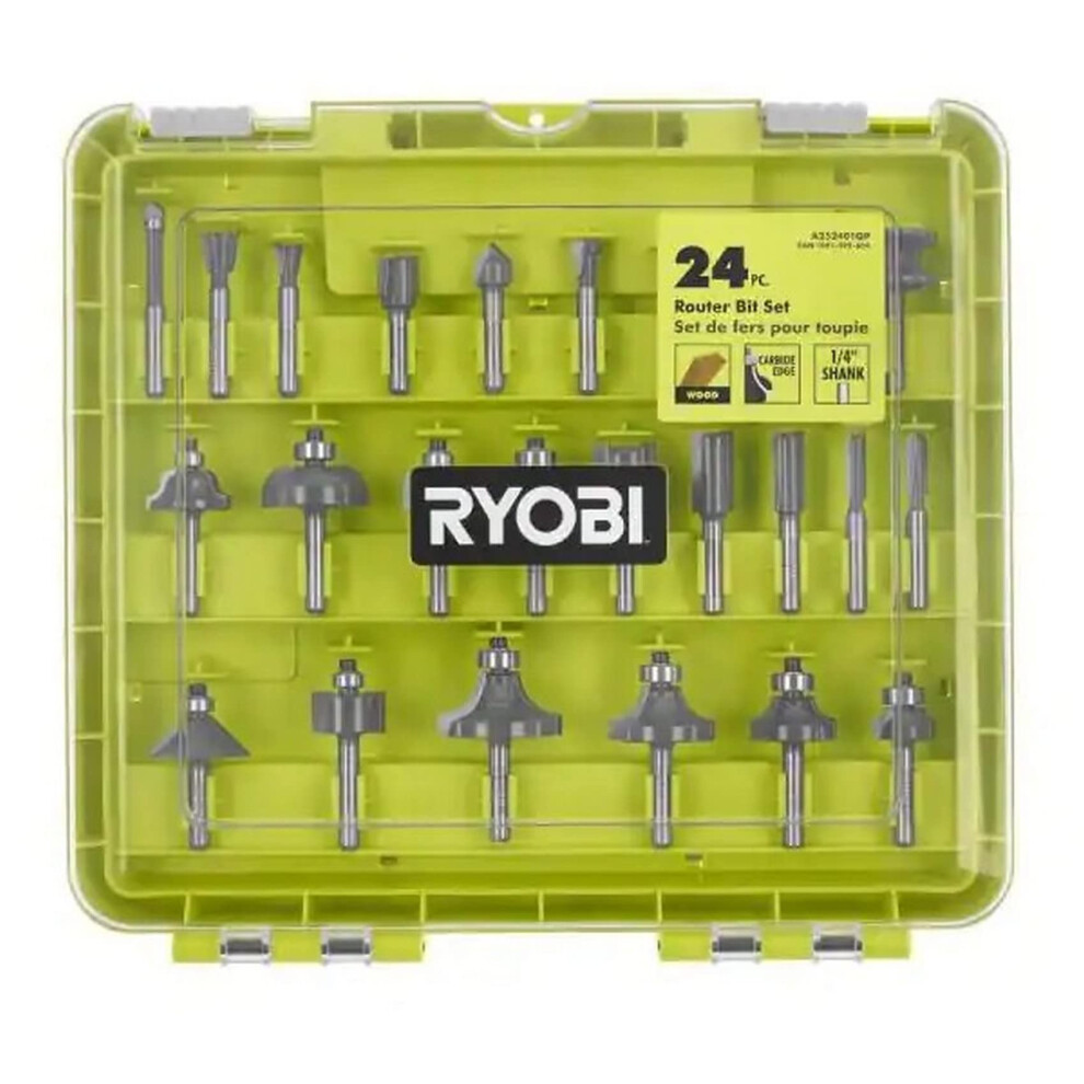 Ryobi 24-Piece Router Bit Set With Case-image