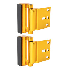 TOYFUL Confezione da 2 serrature di rinforzo per porte con 8 viti, serratura di sicurezza per porte domestiche per bambini, serratura a prova di