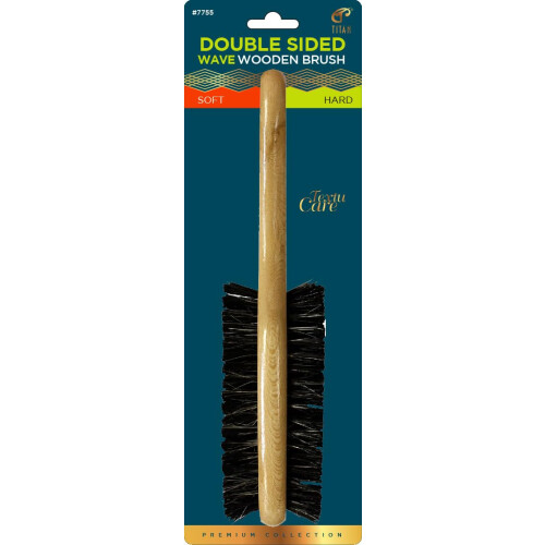 TITAN Double Sided Wave Brush Soft and Hard