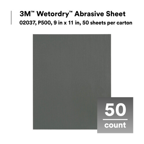3M 3M Imperial Wet/Dry 9X11 P600 Sandpapper 2