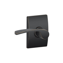 SCHLAGE F10MER716CEN Century Collection Merano Passage Lever regtett bronz