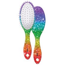 Watteritude: Brosse a cheveux parfume - Melon impertinent - Brosse elegante parfumee pour enfants