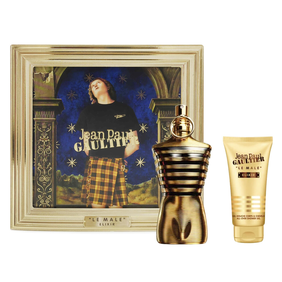 Jean Paul Gaultier Coffret Le Male Elixir (Le Male Elixir EDP 4,2 Fl Oz + Gel Douche 2,5 Fl Oz)