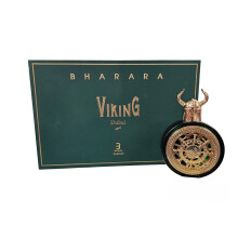 Bharara Viking Dubai presentset Parfym 3.4oz 100ml med mini 1.0oz/30ml och Body Lotion 6.0oz/180ml