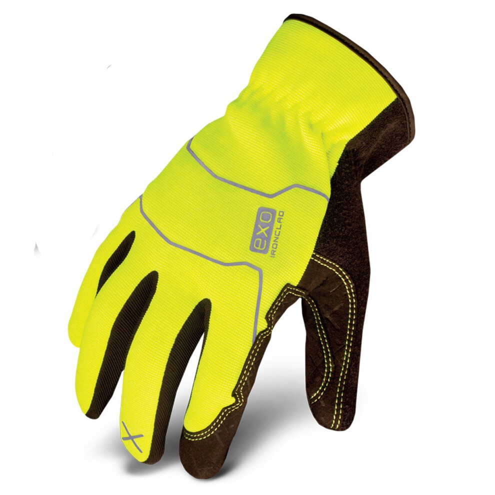 Gants Ironclad Pour Hommes, Plusieurs Couleurs Disponibles, Tailles S/M/L/Xl/Xxl, Taille M, Jaune Haute Visibilit-image
