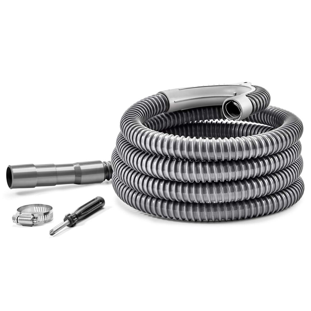 TT FLEX Washing Machine Drain Hose 10 FT Corrugated and Flexible Washer Drain Hose Replacement Discharge Hose for Washing Machines with Clamp and Scre