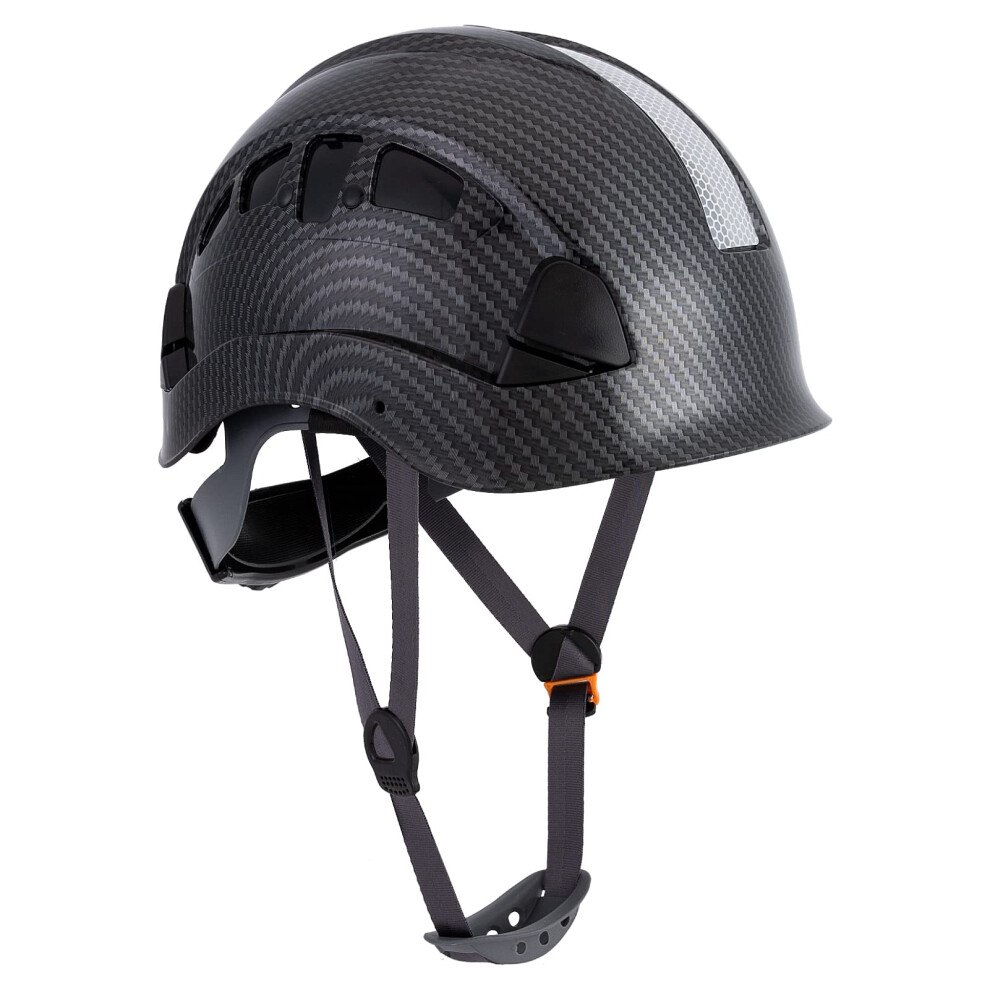 Hard Hats Construction Safety Helmet Ansi Z89.1 Approved Osha Hardhat Lohaspro Vented Men Worker Orange Hard Hat With Chin Strap Tree Climbing Rescue 8774203951309