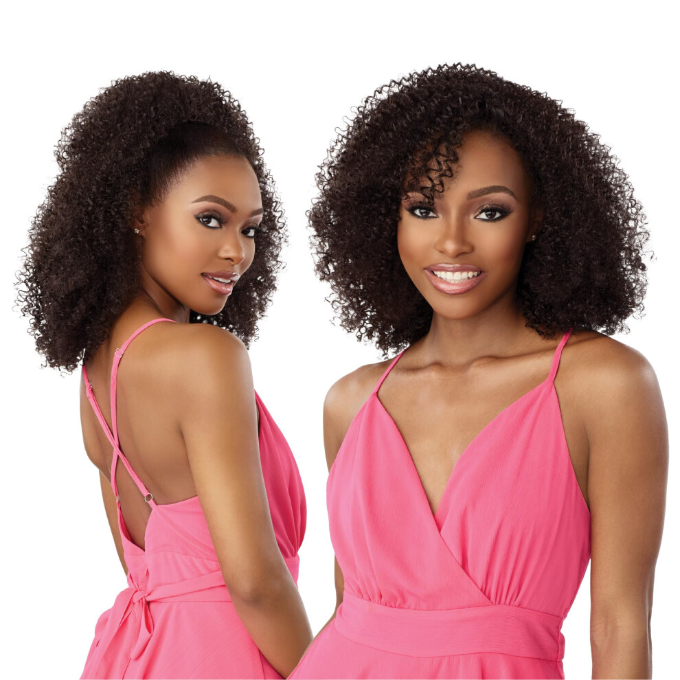 Sensationnel Instant Weave Half Wig - 22 Synthetic Blendwig Adjustable Drawstring For Seamless Hair Blending (Th2/Bg)