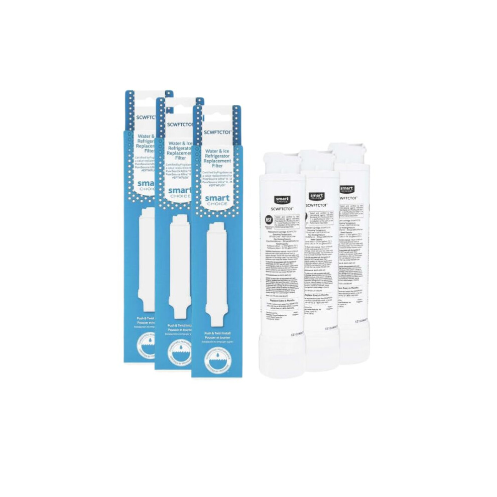Smart Choice SCWFTCTO1 Remplacement pour Frigidaire EPTWFU01 et Electrolux EWF02 Pack de 3