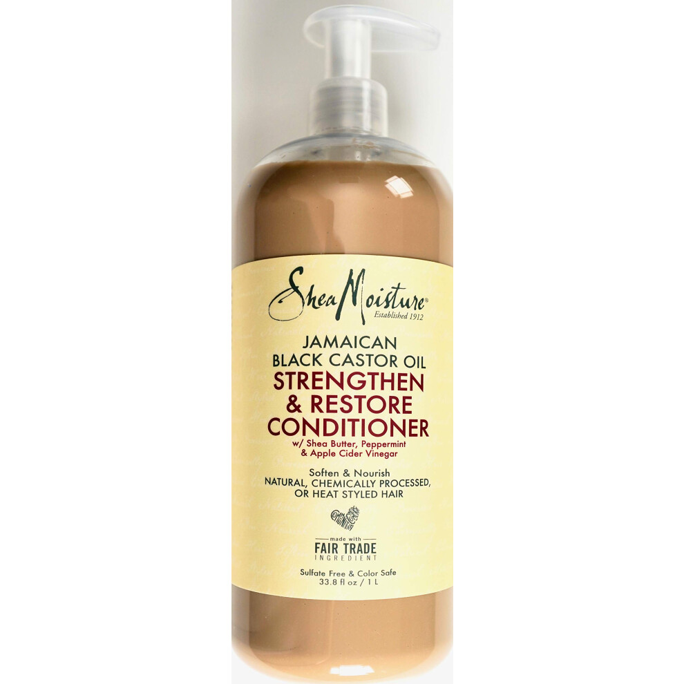 Shea Moisture Jamaican Black Castor Oil Strengthen & Restore Conditioner  33.8 fl oz