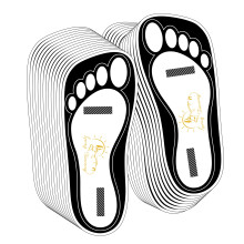 60 paar (120 voet) wegwerpbare spray tan voetpads Perfect om spray tan oplossing te voorkomen Luxe en hygi?nische spray tan voetpads - ideaal voor S
