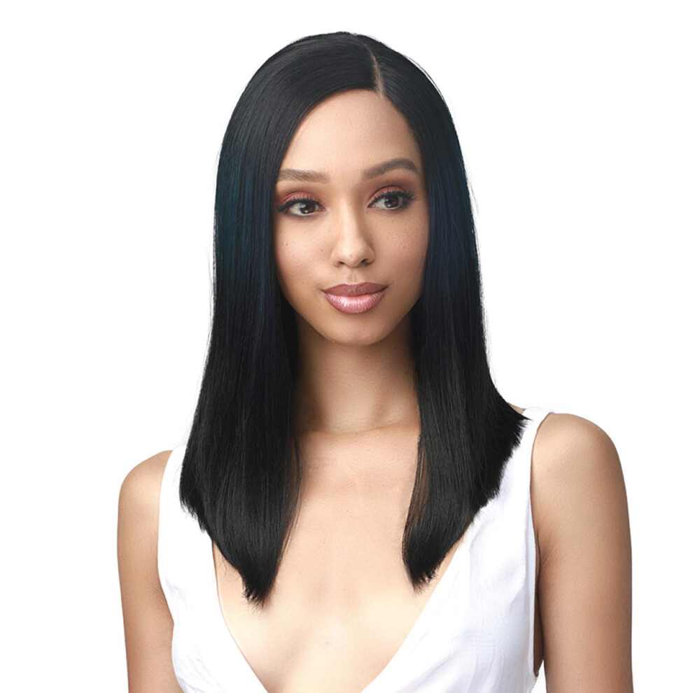 Bobbi Boss Unisex Lace Front Wig Deep Lace Part Mlf461 Mayah (Td1b/Slvpr)