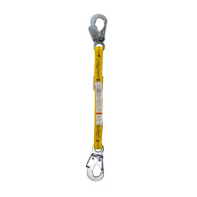 Guardian Fall Protection 01255 Nieamortyzująca smycz o długości 3 stóp i pojedynczej nogawce