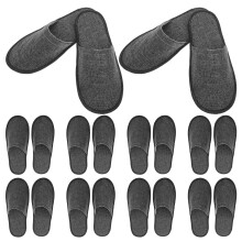 Healvian 20Pcs Unisex Guest Disposable Slippers Disposable Hotel Slippers Non Slip Reusable Slipper Portable Travel Slippers House Slippers for Guests
