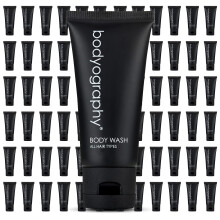 World Amenities - Bodyography - Tmeges testpol | 50 Szm 1,4oz | Levendula borsmenta mini utazsi mretu piperecikkek (100%-ban jrahasznosthat