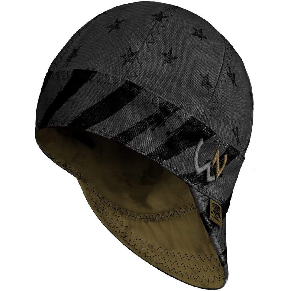 Bonnet De Soudage Welder Nation à 8 Panneaux, En Toile De Coton Souple Et Durable De 283 G, Pour Plus De SéCurité Et De Protection Pendant Le Sou-image