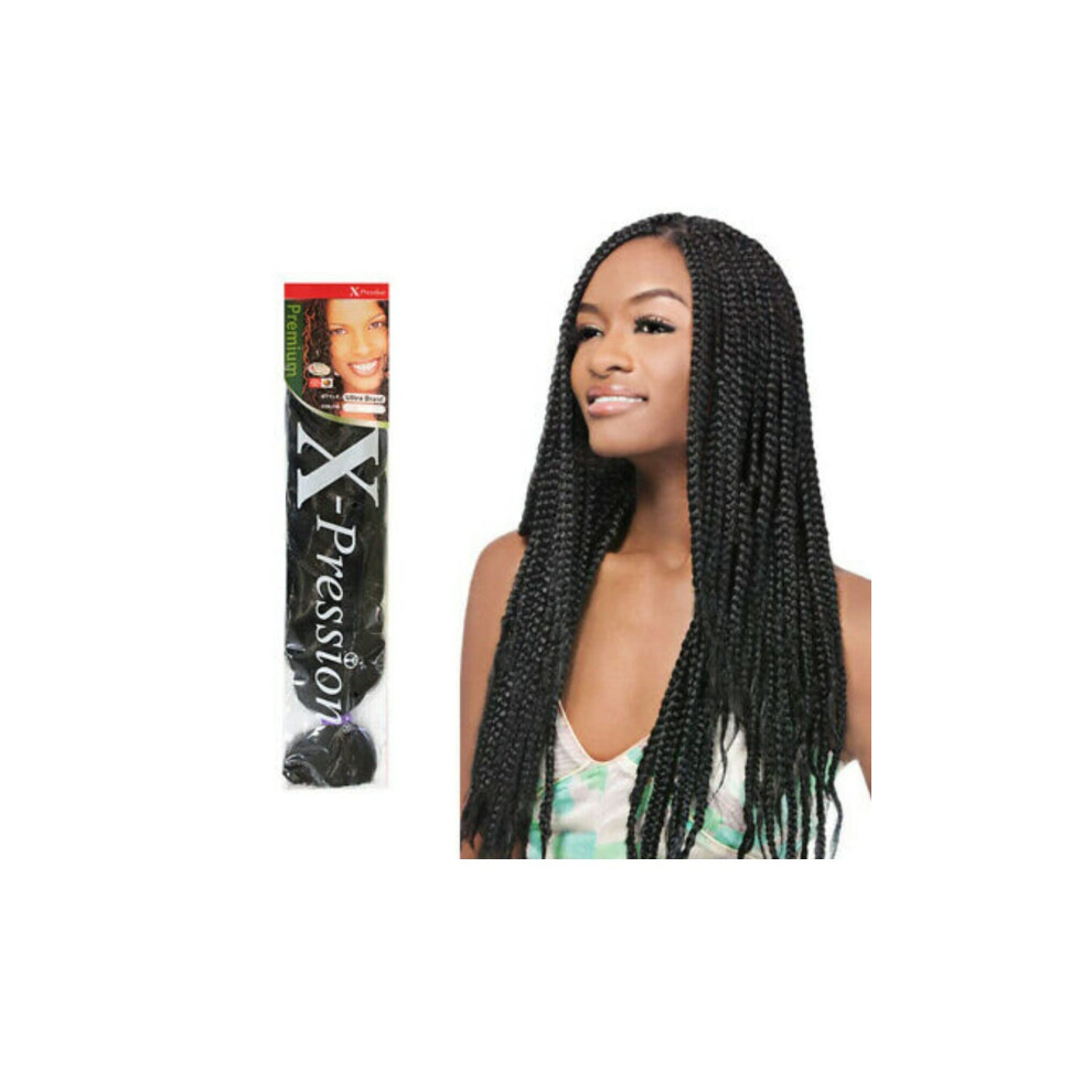 Outre Unisex Not,Specified X-Pression Braids X-Pression Kanekalon Braid - 1B
