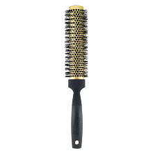 Creative Gold Nano Keramisk h?rb?rste 12,25 tommer lang t?nde ion b?lgede b?rster 2 tommer runde anti-frizz styling volumengivende alle h?rtyper