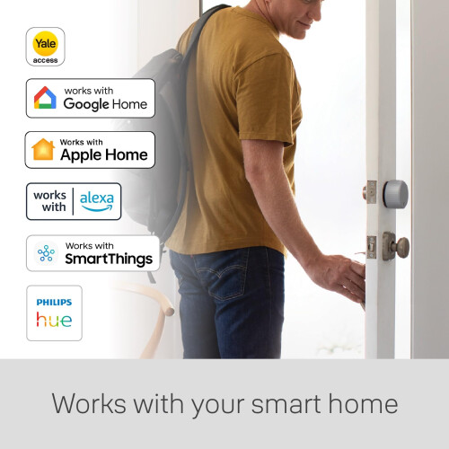 Yale Yale August Wi-Fi Smart Lock with Keypad Touch in Silver 1
