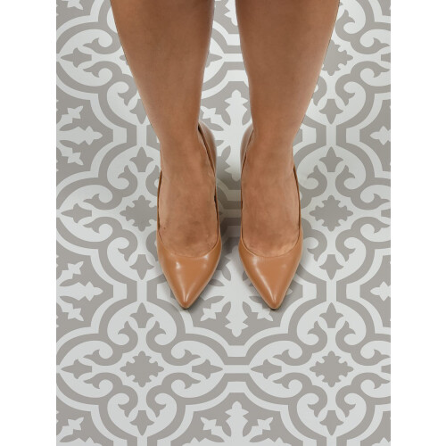 ??a????a dap?d?? FloorPops Emilia Peel & Stick Neutral 2
