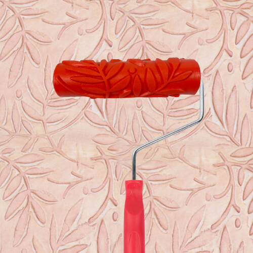 Nichiyo 7'' Patterned Paint Roller for Wall Decoration Classic Brick Embossing Texture Rubber Roller (EG068T)